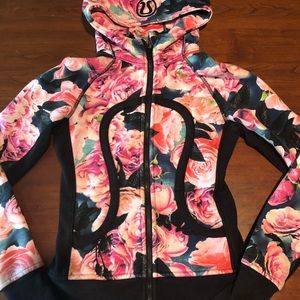 Lululemon floral scuba hoodie